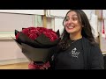 Making a Glitter Rose Bouquet