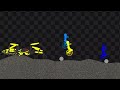 Survival Stickman Unicycle Race - Escape From Spider