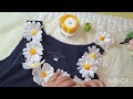 DIY-EASY Ribbon Daisies Tutorial #ribboncraft #diy #ribbonflowers #daisies