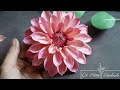 oaihuong handmade/ Hoa Thược Dược làm từ giấy/ Dahlia flowers made from paper