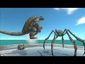 Scylla vs All Kaijus | Who Can Beat Scylla? - Animal Revolt Battle Simulator