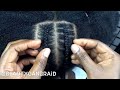 #143. HOW TO CORNROW 4 BEGINNERS ONLY