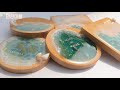 (Eng)[resin art] Make sea coaster with resin!