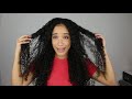 Flat Curly Hair Routine for Thick / Frizzy Hair