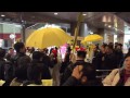 Umbrella Revolution Xmas Carols (feat. awesome buskers) Times Sq. 20/12/14