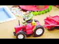 DIY mini Farm Diorama with house for cow,pool for cow | Electric pump for water supply for fish pond