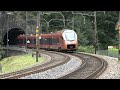 Gotthard Bergstrecke 2022- Panorama Express, SBB IC (Mova) und Südostbahn um Göschenen / Wassen