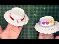 How to make a Mini Hat from Paper Cup | DIY Crafts