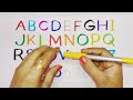 ABCDEFGHIJKLMNOPQRSTUVWXYZ , Easy Draw and Paint Alphabet A to Z