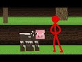 Stickman VS Minecraft: Prison Escape - AVM Shorts Animation