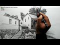 Learn Simple Pencil Landscape Art For Beginners | Step by Step