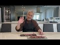 [2nd knife giving project] Cutting roast beef with JIKKO meat knife!