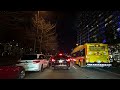 Dallas, Texas - 8K - Relaxing Video - Driving Downtown at night. [ASMR]