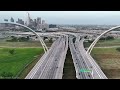 Dallas 4K drone view 🇺🇸 Flying Over Dallas | Relaxation film with calming music   4k HDR