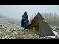 -50° Solo Camping 5 Days | Snowstorm Wild Camping in the Lake District | The Last Taste of Winter