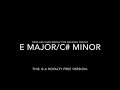 E Major/C# Minor /Pads