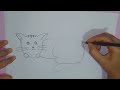 Cat Drawing Tutorial Easy for Kids | How to Draw a Cat
