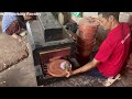 Vietnamese Wood Production Process.Vietnamese Craftsmen Have Been Making Cutting Boards For 60 Years