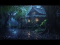 HEAVY RAIN to Sleep Well | The sound of rain falling and thunderstorms while sleeping, ASMR