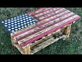 American Flag Coffee Table : HOW TO