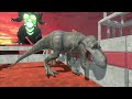New Acrocanthosaurus in Battle with All Carnivore Dinosaurs - Animal Revolt Battle Simulator