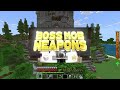 Minecraft but there are Boss Mob Weapons