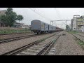 Beautiful track sound by Kota Sirsa Express (19807) at the departure of Sikar Junction.