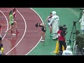 三好美羽がアンカーを走る 中学女子リレー 4x100m 織田記念陸上2024