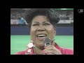 WS1993 Gm1: Aretha Franklin performs national anthem