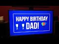 Happy Birthday Dad!