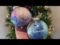 DIY ORNAMENTS WITH ALCOHOL INK | DIY Christmas Ornaments