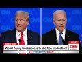 CNN Presidential Debate: President Joe Biden and former President Donald Trump