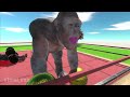 1v1 SUPER BOXING | PRIMATE SQUAD vs LAUGH SQUAD ARBS Animal Revolt Battle Simulator