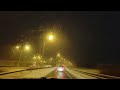 Wroclaw  driving heavy snow