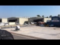 Approach and landing at Long Beach Airport