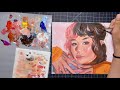 acrylic painting basics ~ a guide through my portrait painting process :)