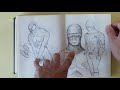 2010 vs 2020 Redrawing my old art - Monthly Sketch Tour Ep. 2