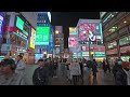 Osaka Japan - Weekend Night Walk in Dotonbori • 4K HDR
