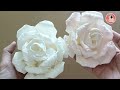 DIY rose paper from tissue paper| craft paper