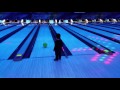 Jacob bowling at 1 year old with 15 pound ball