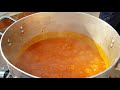 HOW TO PREPARE JOLLOF RICE STEW BASE: Cooking in the garden with Mama Betty - EP2