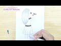 How to draw a Girl with Mike | Pencil sketch for beginner | Girl drawing | Drawing