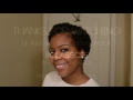 How To: Wash N Go on Short Natural Hair / TWA