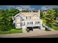 BASE GAME Family Home | The Sims 4 Stop Motion Build | No CC