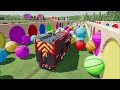 POLICE CAR, FIRE TRUCK, AMBULANCE, COLORFUL CARS FOR TRANSPORTING! -FS 22