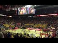 Maryland Terrapins vs Wisconsin Badgers Men's Basketball Introductions 2.24.15