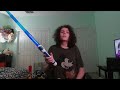 Bro made this banger on a lightsaber toy…