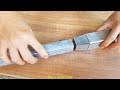 Cách nối sắt hộp không cùng kích thước !  Secret Pipe cutting tricks