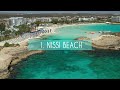 TOP 7 Ayia Napa Beaches 4К |  Cyprus