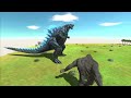 Brachiosaurus EVOLUTION of GODZILLA  EARTH DINOSAUR - Animal Revolt Battle Simulator